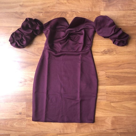 Boohoo Night Women's Elsie Off the Shoulder - Picture 1 of 4